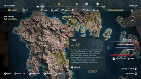 Assassin's Creed Odyssey Midas Cultist Location (Eyes of the.